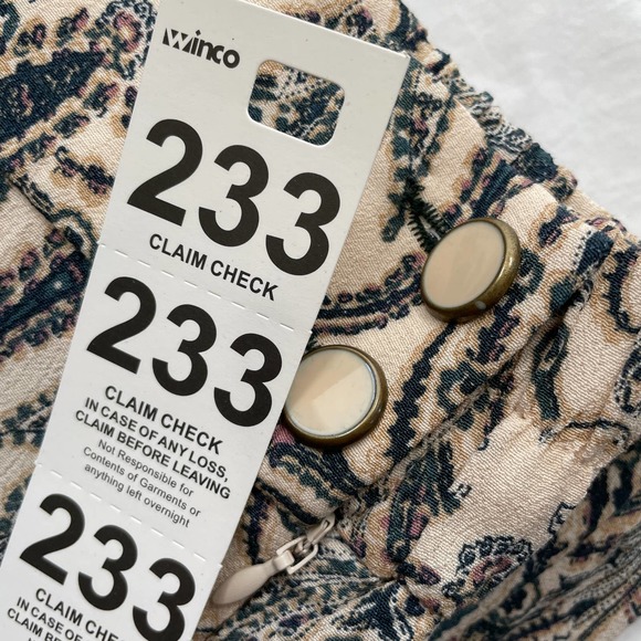 ANTHROPOLOGIE Printed Harem Pants Paisley Crepe - Picture 8 of 9